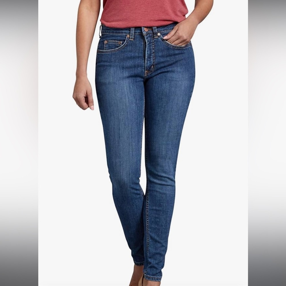 Dickies Women's Perfect Shape Skinny Denim Jean Size 4